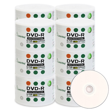 Smart Buy DVD-R 16X 4.7 GB - White Thermal Hub Printable 600 PCS